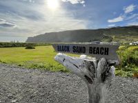 Spaziergang am Strand von Vik