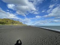 Spaziergang am Strand von Vik