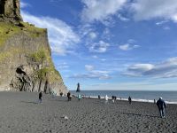 Spaziergang am Strand von Reynisfjara