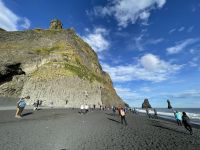 Spaziergang am Strand von Reynisfjara