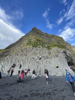 Spaziergang am Strand von Reynisfjara