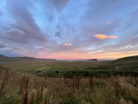 Sonnenuntergang am Hotel Dyrholaey