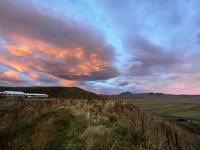 Sonnenuntergang am Hotel Dyrholaey