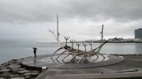 Rundreise Island - Skulptur Sonnenschiff in Reykjavik