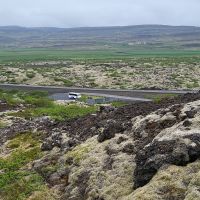 Rundreise Island - Aufstieg auf den Vulkankrater Grabrok
