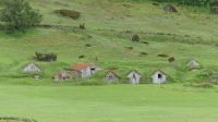 Rundreise Island - alte Torfhäuser im Skaftafell-Nationalpark
