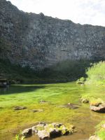 See in der Asbyrgi Schlucht