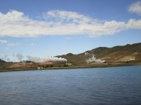 das 1.Geothermalkraftwerk am Myvatn