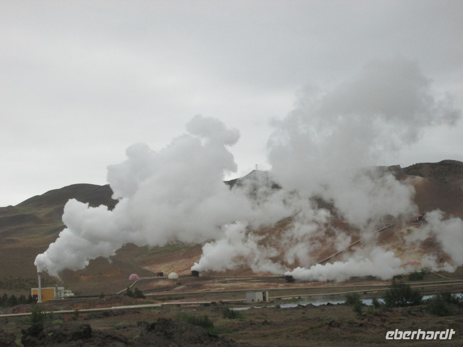 Geothermalkraftwerke am Myvatn
