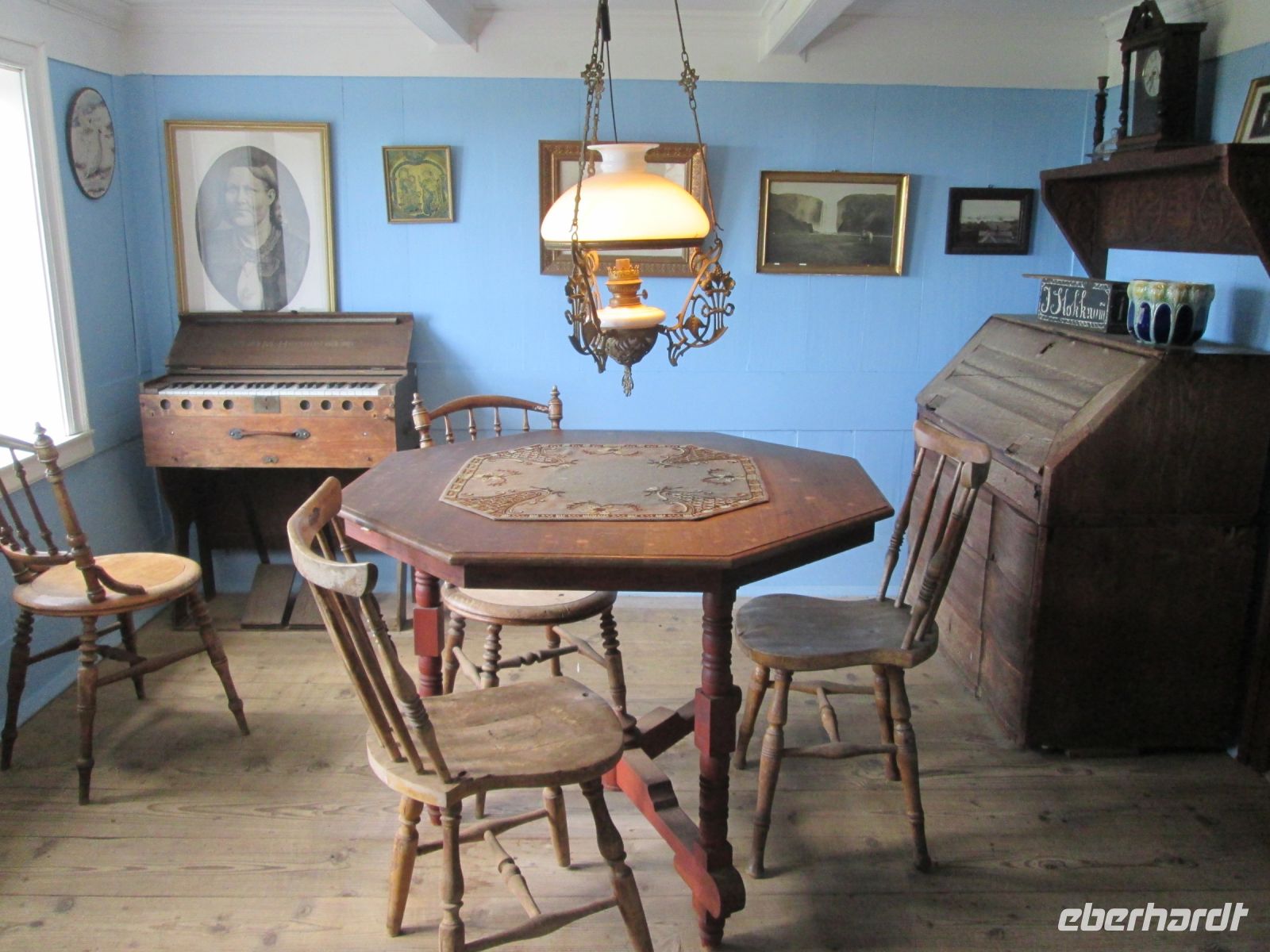 Grassodenhaus Museum Skogar: Wohnstube