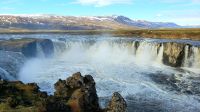 Island Rundreise: Goðafoss.