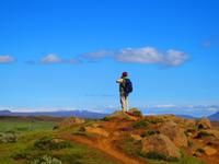 Eberhardt Reisegast in der Nähe des Gullfoss