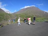 Wir genießen die Landschaft