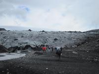 verrußte Gletscherzunge des Solhaimajökull