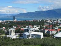 Blick auf ReykjavÃ­k vom Perlan