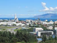 Blick auf ReykjavÃ­k vom Perlan