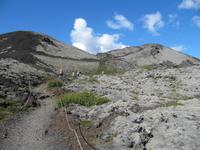 Kleine Wanderung auf den Krater Grábrók