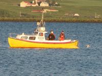 Fischerboot vor Akureyri