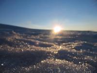 Fahrt mit den Schneemobilen über den Gletscher