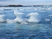 In der Gletscherlagune des mächtigen Vatnajökull