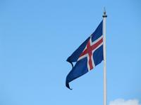 Die isländische Flagge