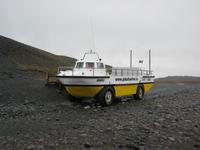Amphibienfahrzeug am Jökulsárlon
