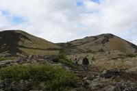 Erklimmen des Grábrók