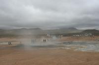 Schlammquellen und Sulfataren in Námafjall Hverir