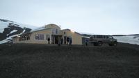 Hütte am Vatnajökull