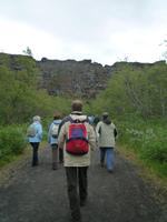 Wanderung in der Asbyrgi-Schlucht