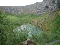 Wanderung in der Asbyrgi-Schlucht