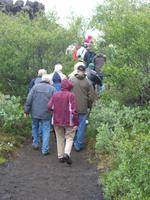 Wir unternehmen eine Wanderung durch das Labyrinth