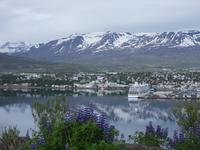 Blick auf Akureyri