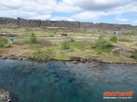 Blick auf den Parlamentshügel in Thingvellir
