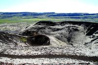 Am Krater von Grábrók