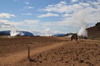 Schwefelquellen im Hochtemperaturgebiet Námaskard