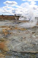 Schwefelquellen im Hochtemperaturgebiet Námaskard