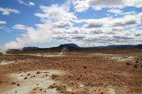 Schwefelquellen im Hochtemperaturgebiet Námaskard