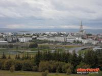 Blick über Islands Hauptstadt (natürlich nur teilweise)