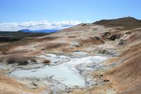 heiße Quellen am Vulkan Leirhnjúkur