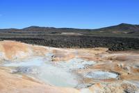 heiße Quellen am Vulkan Leirhnjúkur