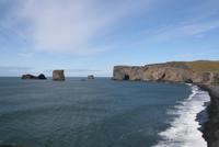 Küste der Papageientaucher auf der Landzunge Dyrhólaey