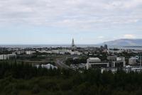 Blick auf Reykjavik von der 