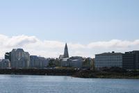 Blick zur Hallgrímskirkja