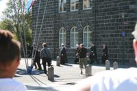 der neue Präsident wird ins Amt eingeführt