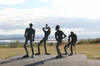 Unser Empfangskomitee in Reykjavík