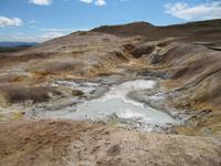 Schwefelfeld im Krafla-Gebiet