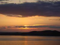 Sonnenuntergang am Mývatn See