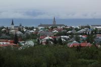 über den Dächern Reykjaviks