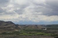 Blick vom Krater Grábrók 